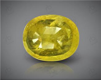 Natural Heated & Treated Yellow Sapphire Certified 3.99 (CTS) ( 88609 )